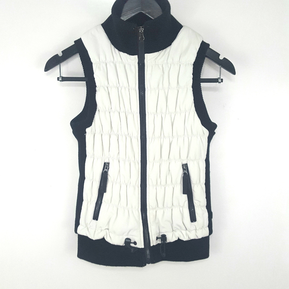 Calvin Klein Performance Puffy White Vest Sz XS